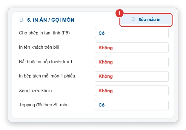 Nút sửa mẫu in