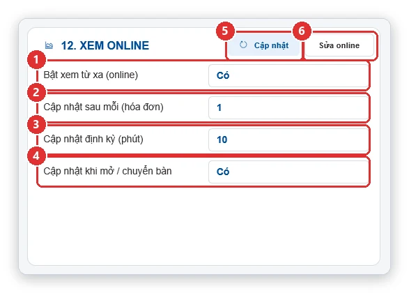 Cài đặt xem online